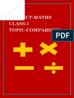 Subject-Maths Class-1 Topic-Comparison