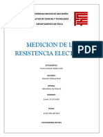 Lab Fisica III Medicion de La Resistencia Electrica