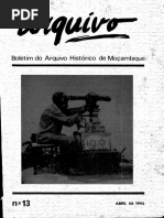 Boletim Do Arquivo Histórico de Moçambique Nº13 - Abril de 1993