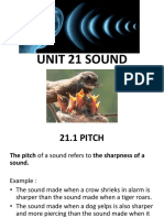 Unit 21. Sound (Source: My Pals Are Here! Science 4B