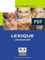 Lexique Administratif FR - ROBERT