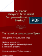 The Spanish Laberynth: Is The Oldest European Nation About To Breakup?
