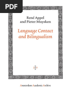 Rene Appel, Pieter Muysken - Language Contact and Bilingualism (2006, Amsterdam University Press) PDF