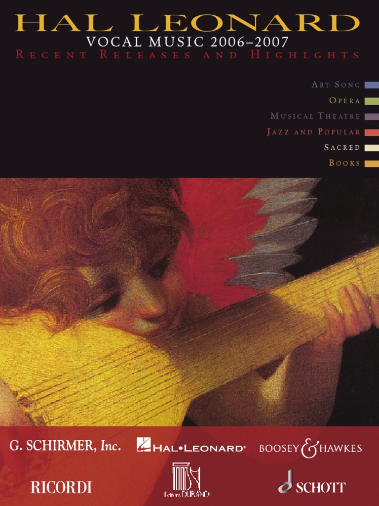 Hal Leonard V Ocal Music 2006 2007 - 