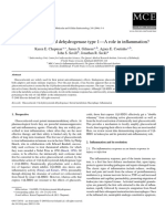 11 Hydroxysteroid Dehydrogenase Type 1 A Role in Inflammation