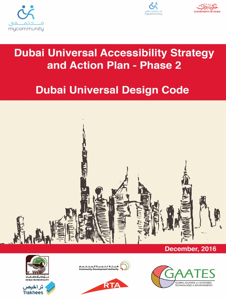 Dubai Universal Design Code Overview | PDF | Accessibility | Elevator