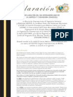 Declaración Del Día Interamericano de La Limpieza y Ciudadanía - DIADESOL