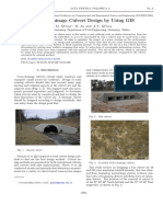 Cross-Drainage Culvert Design by Using GIS: M. Günal, M. Ay and A.Y. Günal