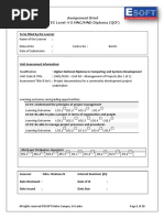 Merit and Distinction Descriptor: All Rights Reserved ©ESOFT Metro Campus, Sri Lanka Page 1 of 10