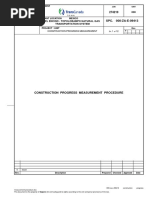 000-ZA-E-09413 Construction Progress Meas Proc