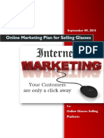 Online Glasses Platform Marketing Plan