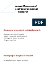 Five Processes of Ecological Research Planning