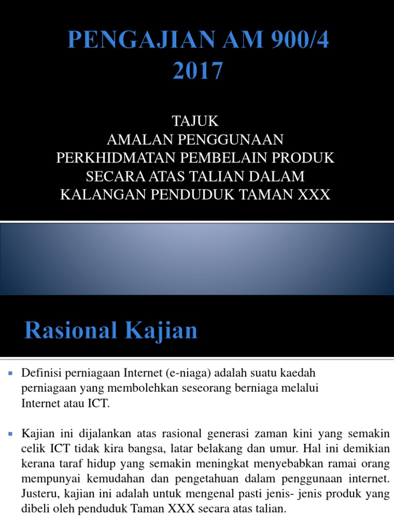 Kerja kursus pengajian am