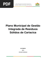 Plano Municipal de Gestão Integrada de RS