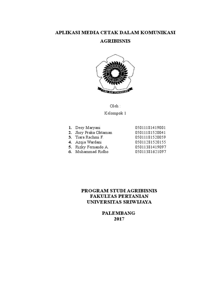 Makalah Komunikasi Agribisnis