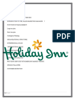 Holiday Inn Hotel Management Overview