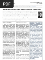 TBS n° 2 - Nieuwe appartementswet binnenkort van toepassing