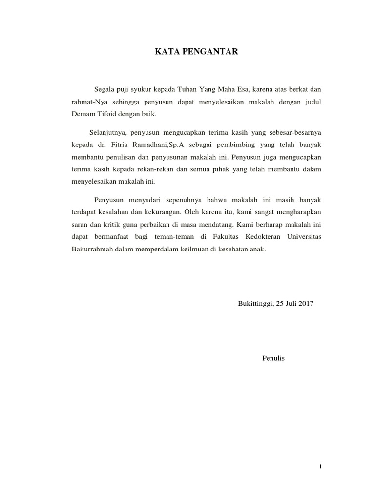 Kp Demam Tifoid