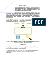 Efecto Seebeck genera electricidad