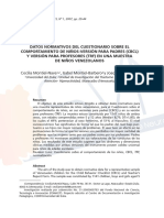 Datos normativos del CBCL y TRF en niños venezolanos