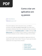 Como Criar Um Aplicativo Em 13 Passos