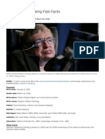 Stephen Hawking Fast Facts - CNN