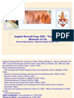 Angelo Roncalli - Pope John Xxiii - Life Moments - Documentary Essay
