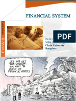 The Financial System: Paul Hongkung T. A. MBA (Marketing) Christ University Bangalore