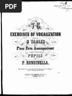 76 exercises of vocalization  by P. Rondinella