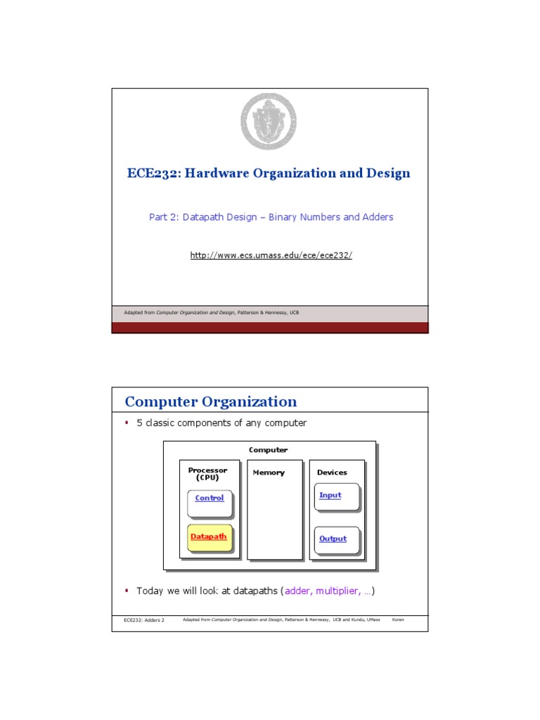 02 Adder 11 PDF | PDF | Arithmetic | Digital Electronics