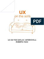 UX on the Sofa #4 - Intervista a Roberta Tassi