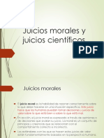 Juicios Morales y Juicios Científicos