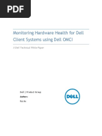 OMCI Health Monitoring and Indication Whitepaper