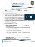 EVALUACION DE CIENCIAS NATURALES - 10moss - 3P21