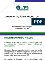 Diferenciação de Produtos