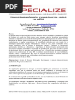 o Desenvolvimento Profissional e a Progressao de Carreira Estudo de Caso No Ipog 1063163