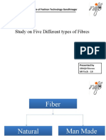 Study On Five Different Types of Fibres: The National Institute of Fashion Technology Gandhinagar
