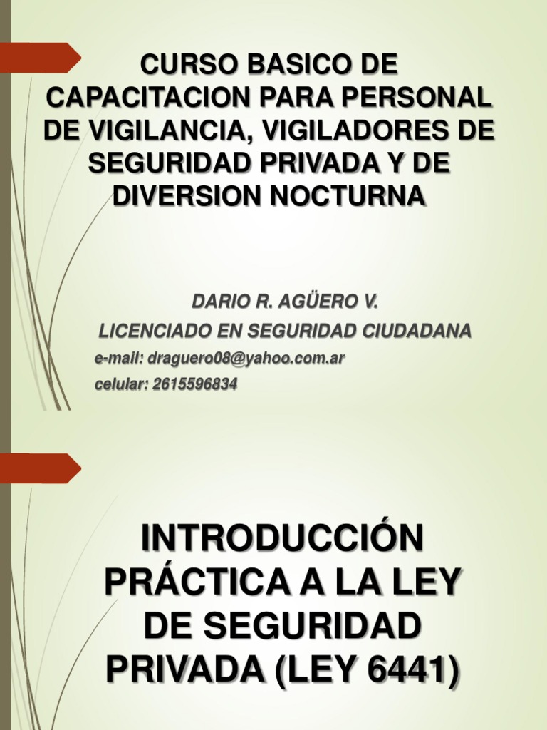 Curso Básico de Seguridad Privada | PDF | Policía | Temor