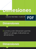 Dimensiones (Arrays o Arreglos) PseInt