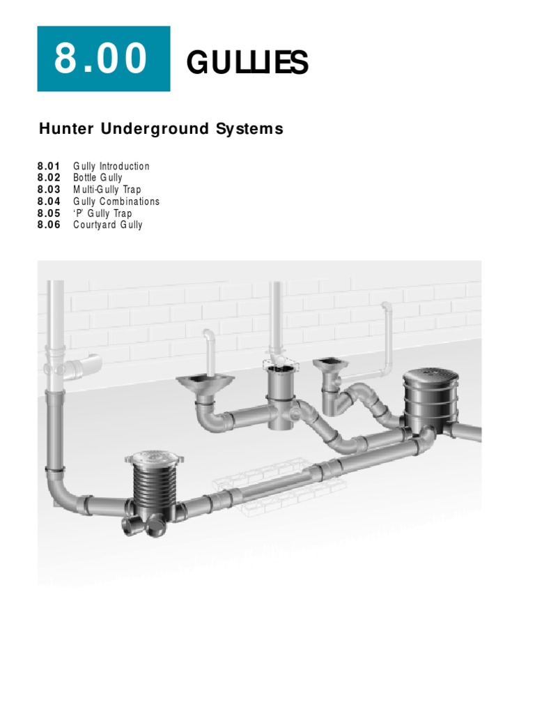 Gullies | PDF | Storm Drain | Pipe (Fluid Conveyance)