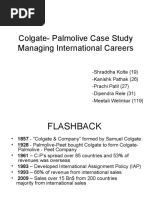 Colgate-Palmolive Case Study Managing International Careers