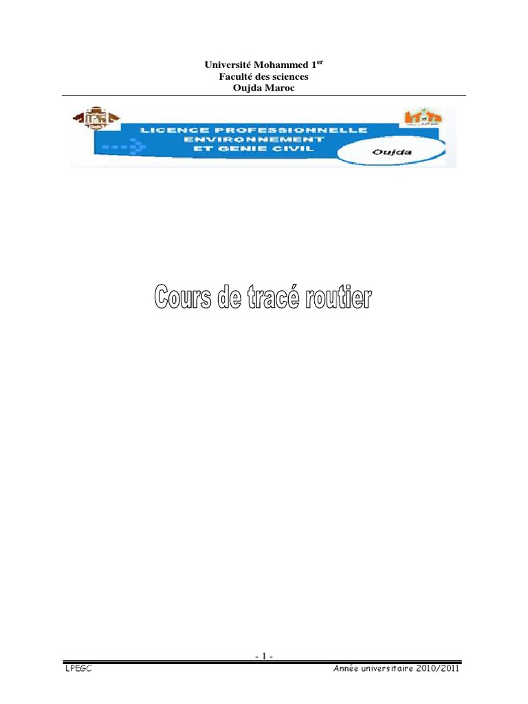 Trace Routier PDF | PDF | Géométrie | Transport