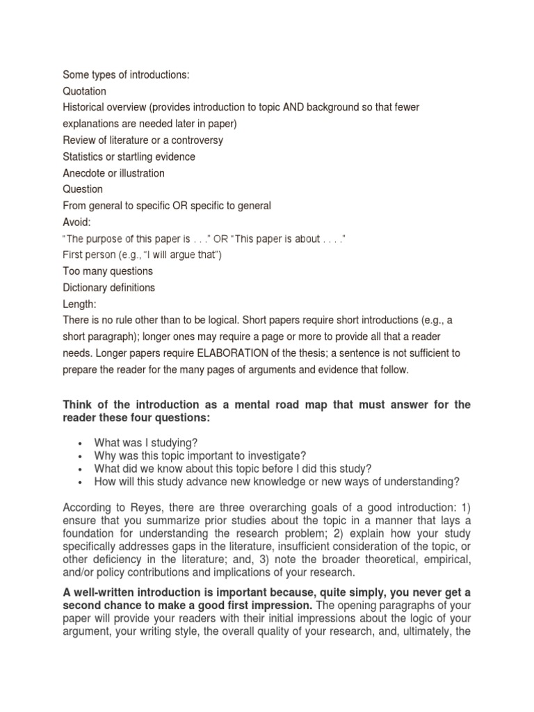 Crafting Effective Introductions in Papers | PDF | Science & Mathematics