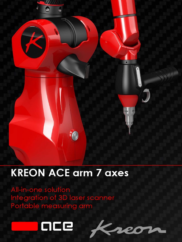 Brochure Kreon Ace 7 Axes Portable CMM | PDF | Image Scanner | Electronics