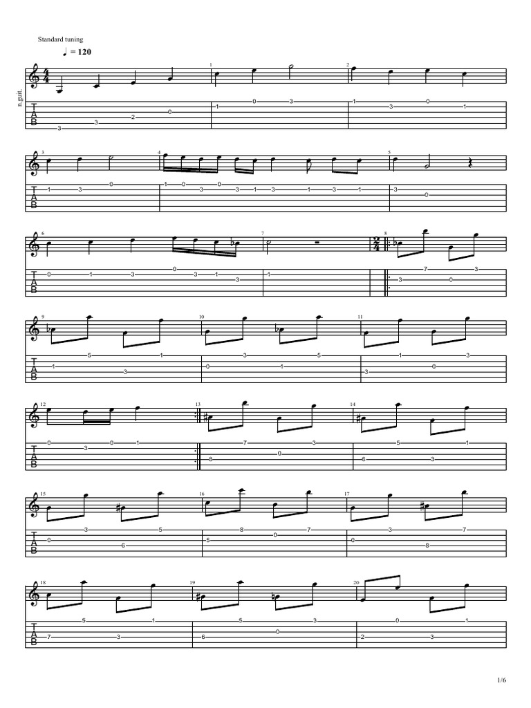 Standard Tuning | PDF