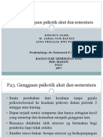 Gangguan Psikotik Akut Dan Sementara