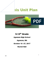 Tennis Unit Plan-3