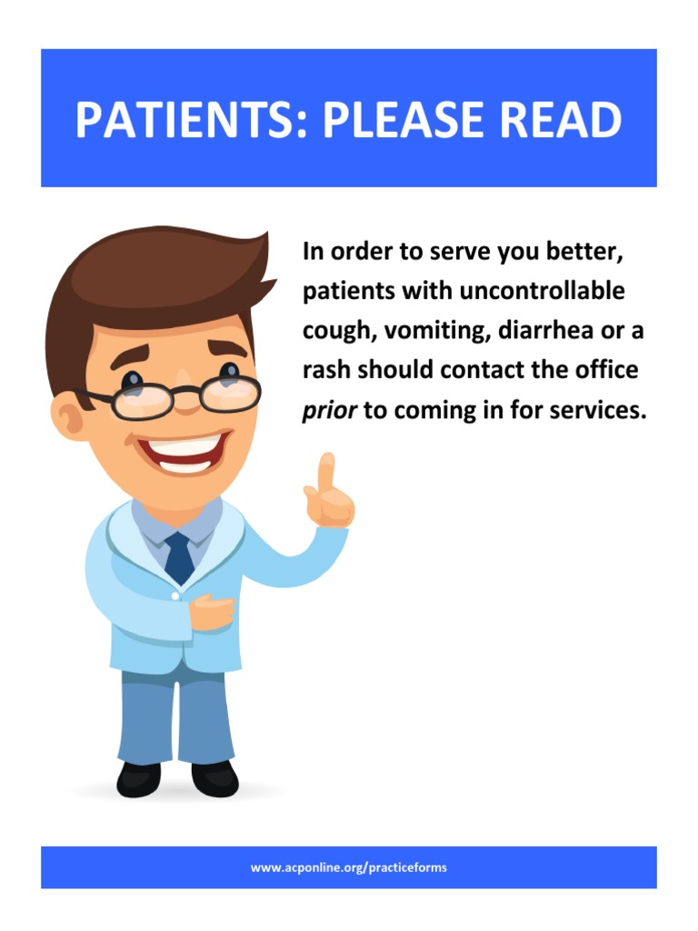 Patient Guidelines for Office Visits | PDF
