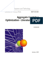 Aggregate Gradation Optimization - Literature Search
