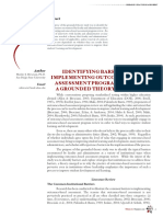 Identifying Barriers in Implementing Outcomes-Based Assessment Program Review: A Grounded Theory Analysis